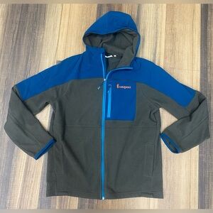 Cotopaxi Abrazo Jacket Mens Hooded Full Zip Fleece Spice Size Medium